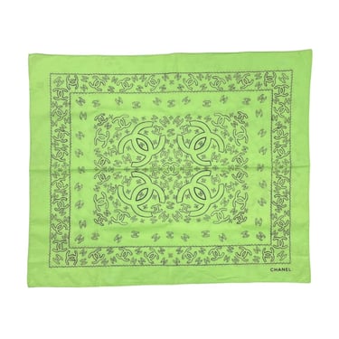 Chanel Lime Green Bandana