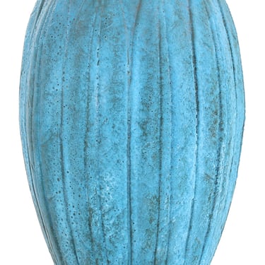 Vintage Mediterranean Blue Vase