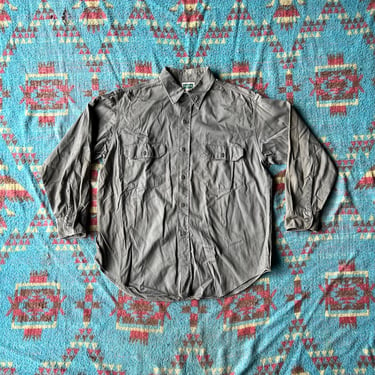 Vintage 50s Montgomery Wards Cash Saver Sanforized Work Shirt 