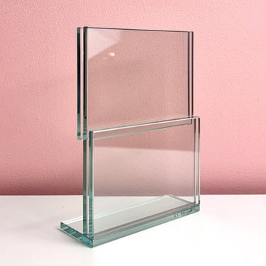 Stacked Glass Double Frame for 4x6 Photos 