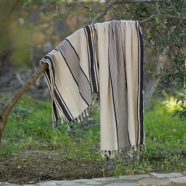 Striped Linen Towel