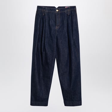 Kenzo Loose Blue Jeans In Japanese Denim Men