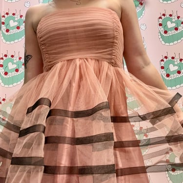 Betsey Johnson Pink and Black Dress