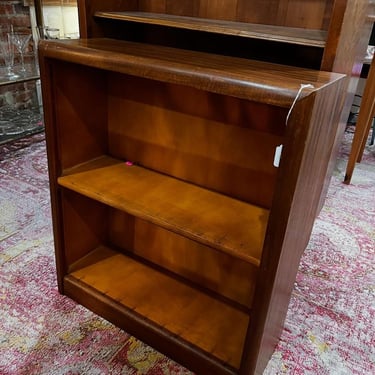 Petite mid century bookcase. 25” x 9” x 29” 