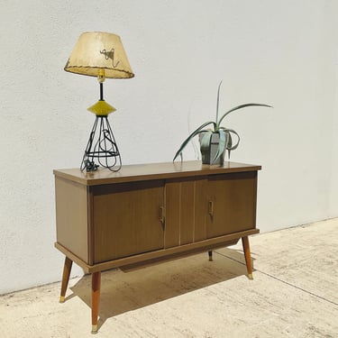 Laminate 1970s Record Cabinet