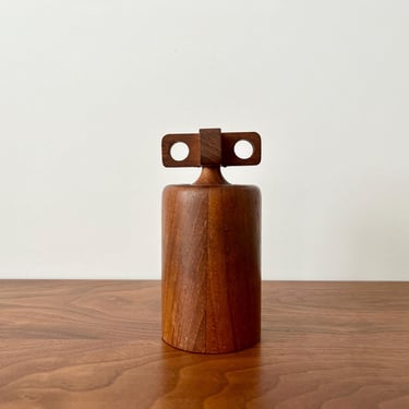 Woodline Danish Modern Teak Pepper Mill by Birgit Krogh c. 1960s 