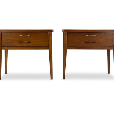Broyhill Saga Nightstands (Pair), Circa 1960s - *Please ask for a shipping quote before you buy. 