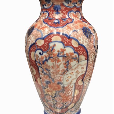 Edo Period Imari Exportware Ceramic Vase Japan
