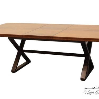 THOMASVILLE Modern Theory Collection 98" Retro Walnut Trestle Dining Table 46621-771 