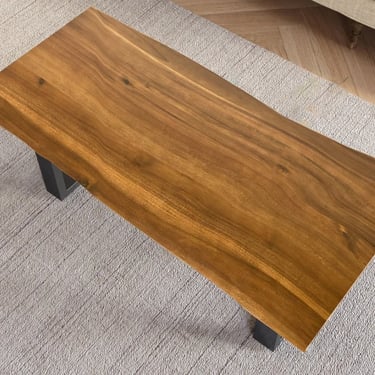 Coffee Table - Live Edge Exotic Hardwood Coffee Table. 