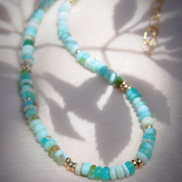 Peruvian Blue Opal Necklace - Mana'olana 