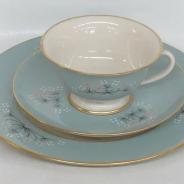 Franciscan Montecito California China Tea Cup Saucer and Dessert Plate 1798B