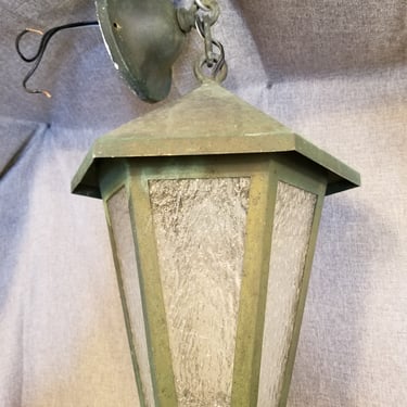 Ceiling Mount Copper Pendant Lantern Light