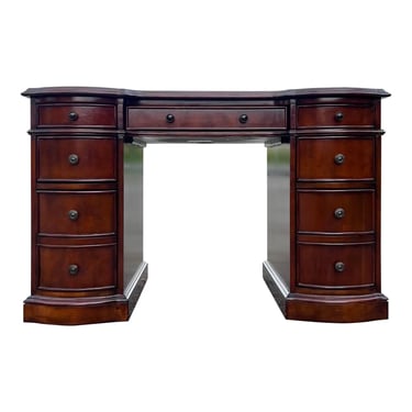 Hooker Furniture Leather Top Regency Style Mahogany Desk 