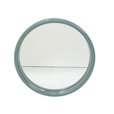 #1224 Gray Acrylic Round Wall Mirror