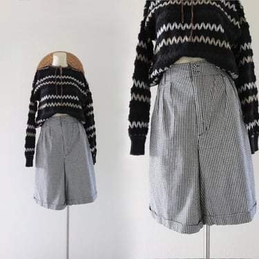 deadstock micro gingham shorts 32-34 - with tag 