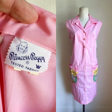 Vintage deadstock Princess Peggy House Dress / Day Dress // size L 