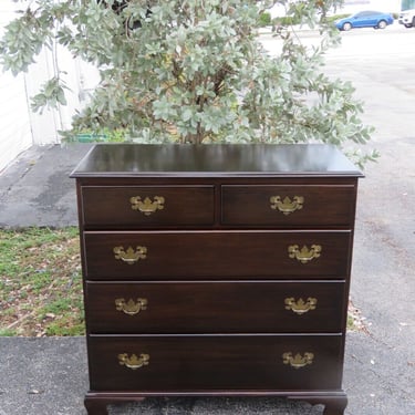 1940s Traditional Solid Wood Dresser 3630