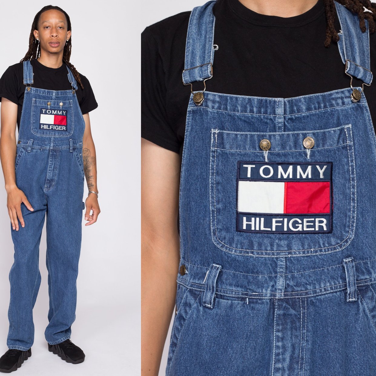 Vintage Tommy Hilfiger Patch Overalls - Men