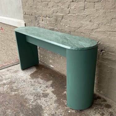 Postmodern Marble Top Console