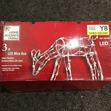 LED Wire Doe Yard Decor (Seattle)