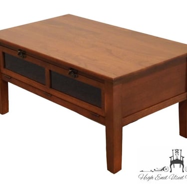 PETERS REVINGTON Solid Oak Contemporary Mission Style 40" Accent Coffee Table 