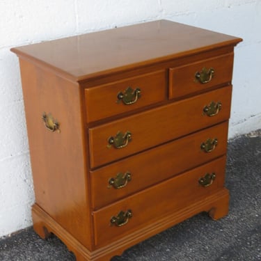 Ethan Allen Solid Maple Nightstand Side Table Small Chest 2924
