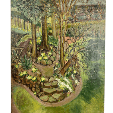 English 1940’s Landscape on Canvas