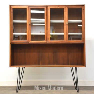 Mid Century Modern Walnut Bookcase 