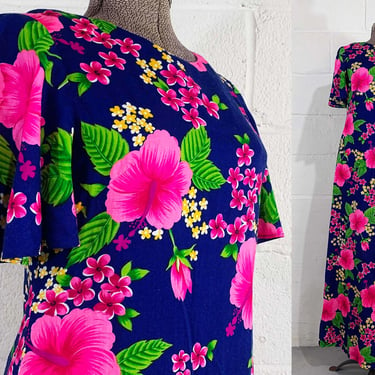 Vintage on sale luau dress