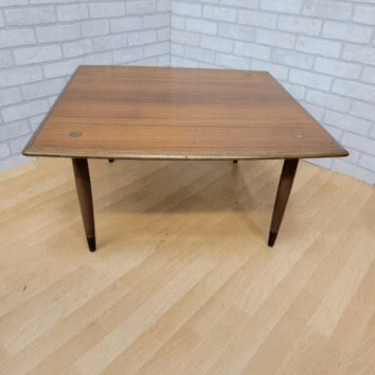 Mid Century Modern Swedish Teak Square Coffee Table By DUX