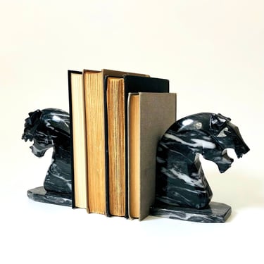 Stone Panther Bookends - Set of 2 
