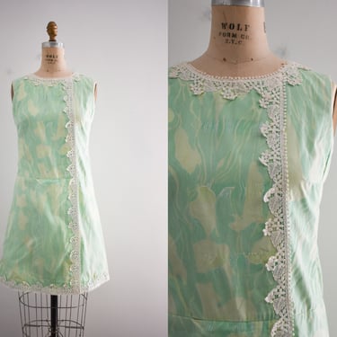 1960s Lilly Pulitzer Green Mini Dress 