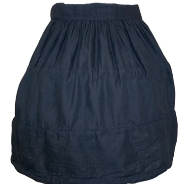 Vivienne Westwood Anglomania Black Cotton Mini Crini Skirt