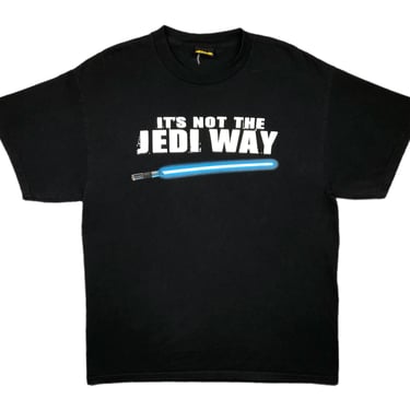 Vintage Y2K Star Wars: Revenge of The Sith “It’s Not The Jedi Way” Movie Promo Graphic T-Shirt Size Large 