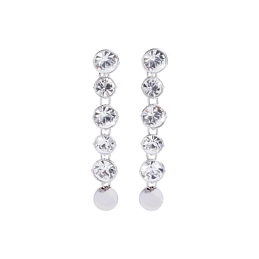 Jean Paul Gaultier Long Diamond Earrings Women