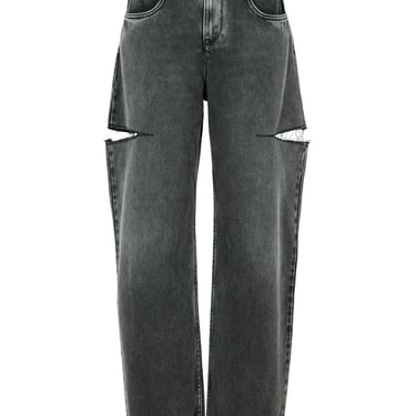 Maison Margiela Black Denim Jeans Woman