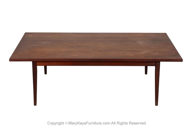 Mid-Century Modern Walnut Coffee Table 