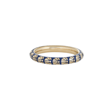 Flower Motif Enamel Band — Commitment, Curated