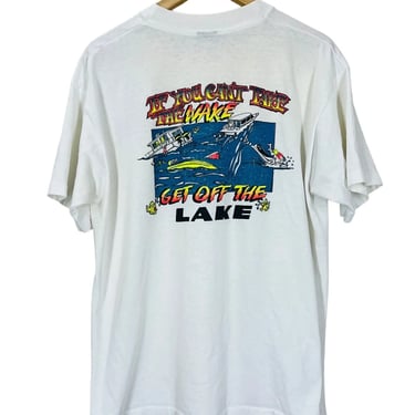 Vintage 90's Lake Powell Arizona Water Skiing Wake Boarding T-Shirt Large
