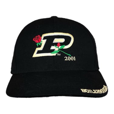 Vintage 2001 University of Purdue Boilermakers Football The Rose Bowl Game SnapBack Hat Cap 