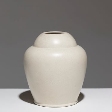 VASE EN FAIENCE FINE CRAQUELÉE, ORCHIES, 1930s