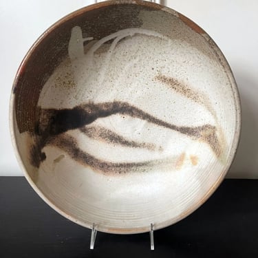 Large Ceramic Center Bowl by Toshiko Takaezu
