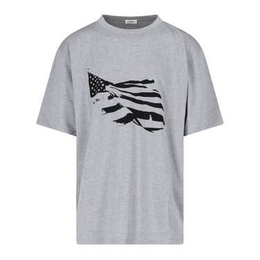 Celine Men Flag' Oversize T-Shirt