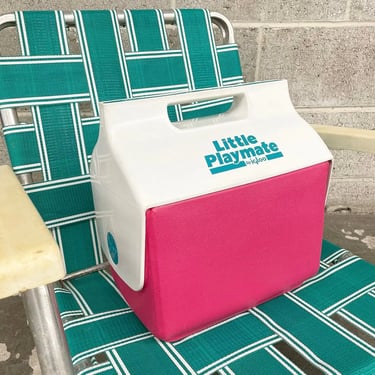 Vintage Igloo Cooler Retro 1980s Little Playmate + Lunchmate +