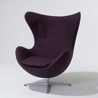 FAUTEUIL EGG MAUVE, ARNE JACOBSEN, 1960s