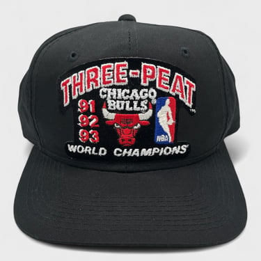 Vintage Chicago Bulls Three-Peat Snapback Hat