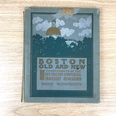 Boston Old and New - 1901-1902 book of photos and advertisements 