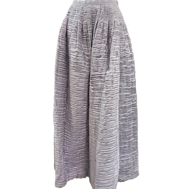 Sybil Connolly 60s Lavender  Full Length Skirt