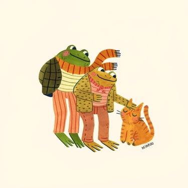 Frog + Toad + Cat